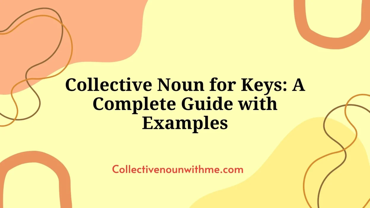 Collective Noun for Keys: A Complete Guide with Examples