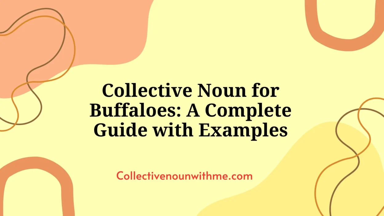 Collective Noun for Buffaloes: A Complete Guide with Examples