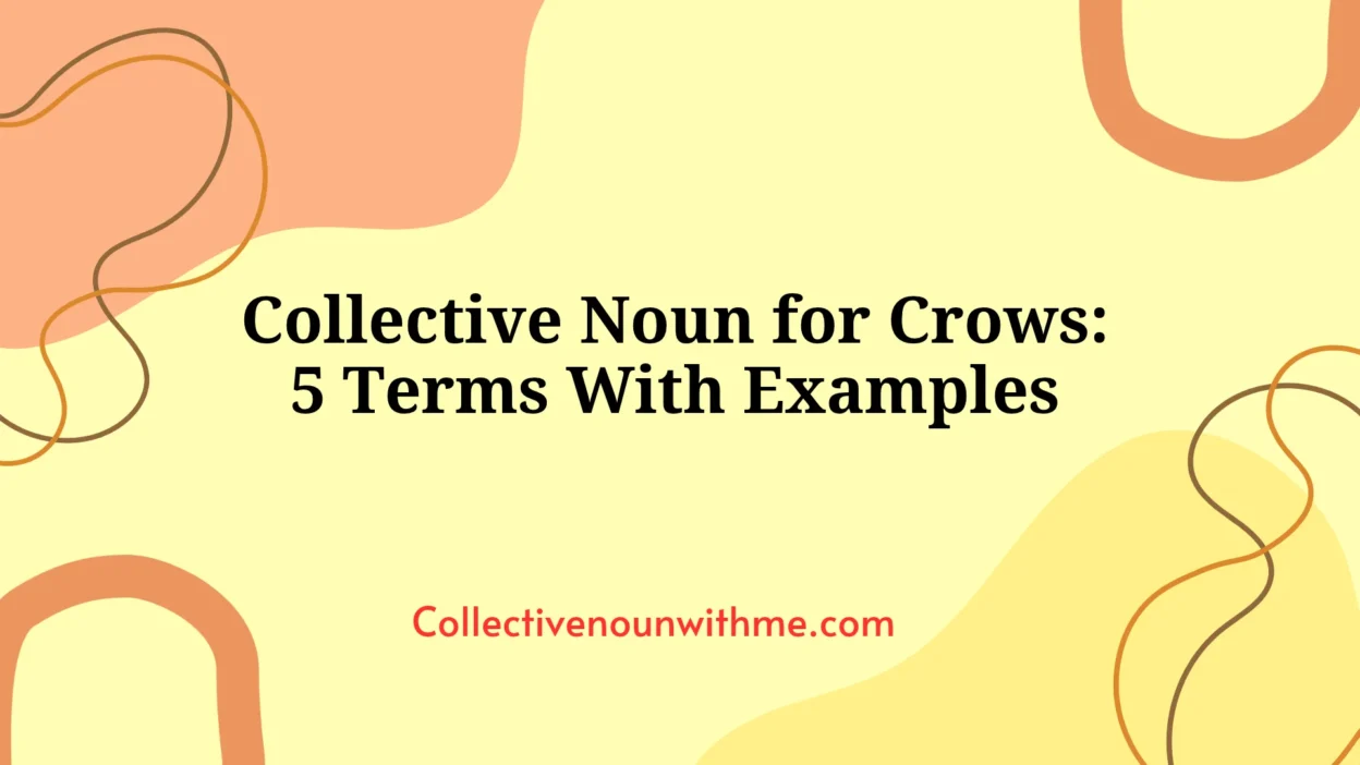 Collective Noun for Crows: 5 Terms With Examples