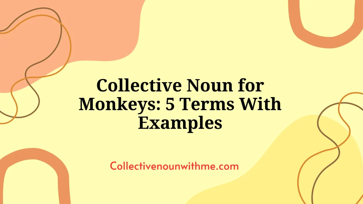 Collective Noun for Monkeys: 5 Terms With Examples