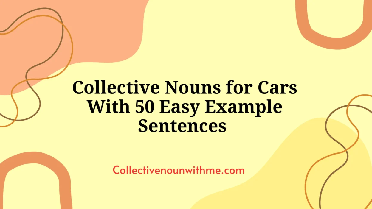 Collective Nouns for Cars With 50 Easy Example Sentences